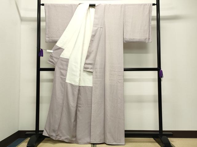 平和屋着物●江戸小紋 舞花文 正絹 逸品 CABI0709gh