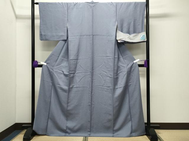 平和屋着物●江戸小紋 鮫小紋柄 反端付き 正絹 逸品 CABI0726gh