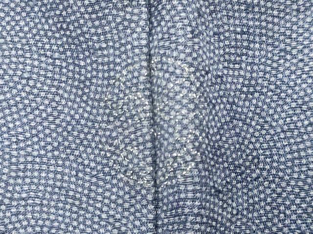 平和屋着物●江戸小紋 鮫小紋柄 反端付き 正絹 逸品 CABI0726gh