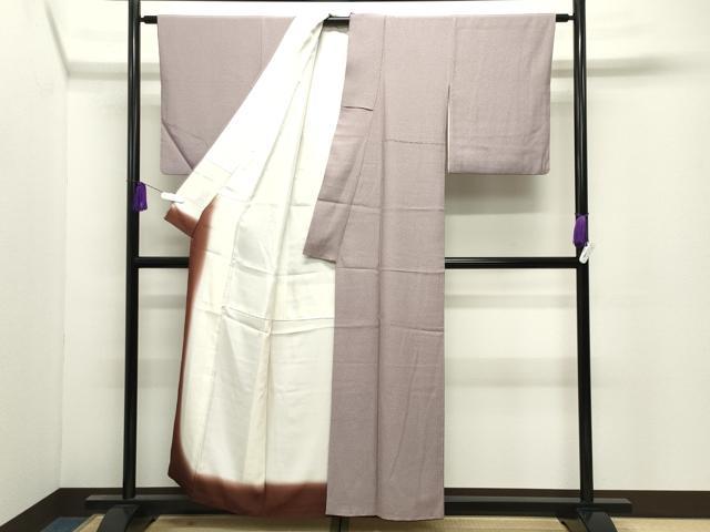 平和屋着物●江戸小紋 舞葉文 正絹 逸品 CABI0730gh