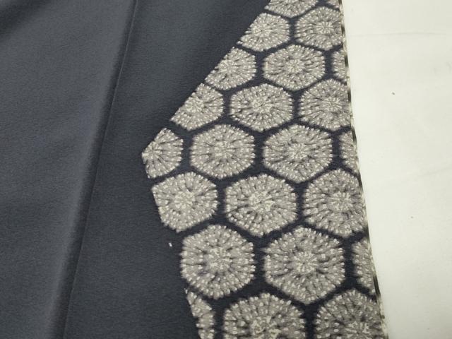 平和屋着物●訪問着 刺繍 万寿菊花文 暈し染め 金銀糸 正絹 逸品 未使用 CABI0755gh