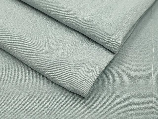 平和屋着物●上質な色無地 藍白色 正絹 逸品 未使用 CABI0783gh