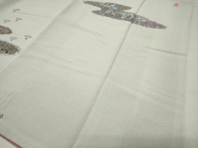 平和屋着物●十日町 名門 滝泰謹製 訪問着 辻が花 正絹 逸品 CABI0846gh