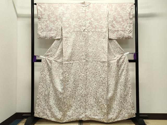 平和屋着物●訪問着 枝花文 正絹 逸品 CABI0855gh