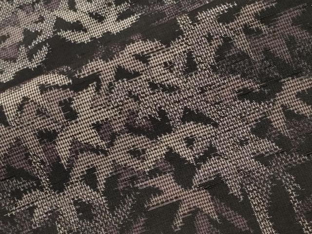 平和屋着物●上質な紬 笹竹文 正絹 逸品 CABI0861gh