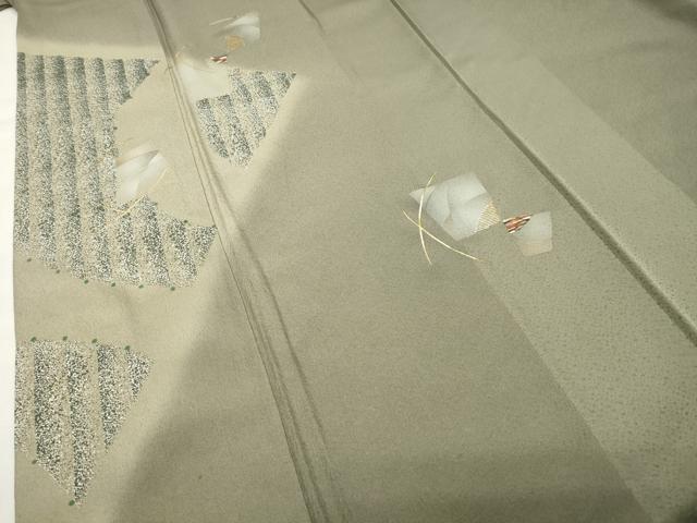 平和屋着物●訪問着 竹屋町刺繍 吉祥文 暈し染め 金彩 正絹 逸品 CABI0869gh