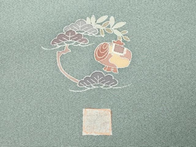平和屋着物●訪問着 友禅 作家物 風景文 暈し染め 正絹 逸品 CABI0877gh