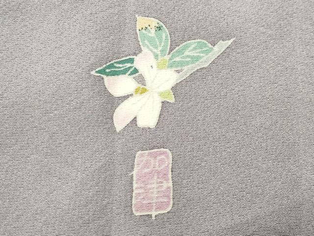 平和屋着物●本加賀友禅作家 奥田勝将監修 色無地 潤色 正絹 逸品 CABI0900gh
