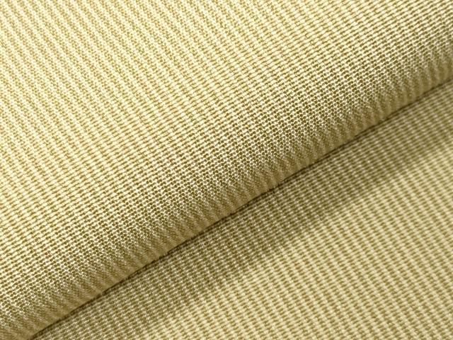 平和屋着物●江戸小紋 万筋 女郎花色×根岸色 正絹 逸品 CABI0918gh