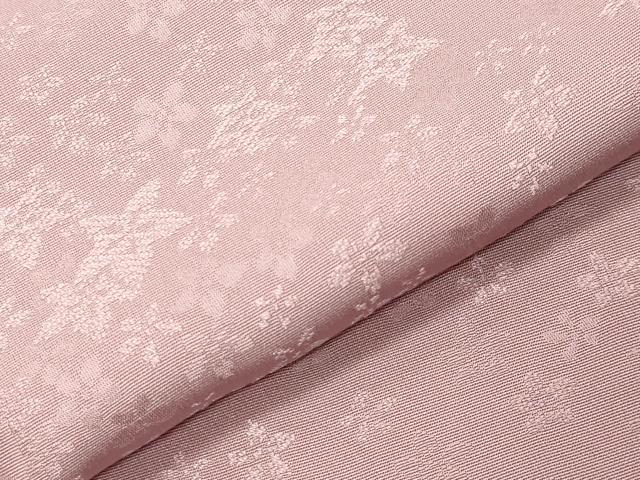 平和屋着物●上質な色無地 舞花地紋 石竹色 正絹 逸品 CABI0922gh