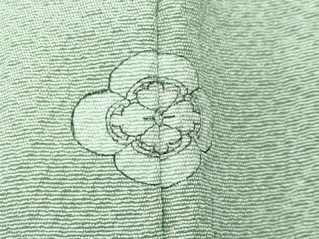 平和屋着物●中国三大刺繍 スワトウ刺繍 総刺繍 無地絵羽訪問着 花唐草地紋 夏虫色 正絹 逸品 CABI0927gh