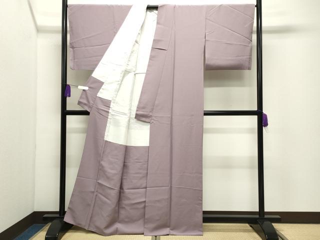 平和屋着物●上質な色無地 紅藤色 正絹 逸品 CABI0935gh
