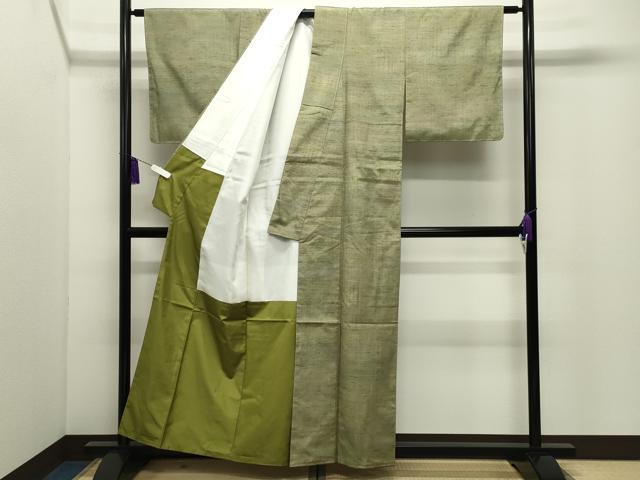 平和屋着物●絲藝苑 上島洋山 紬 雲玄螺鈿 霞文 証紙付き 正絹 逸品 未使用 CABI0954gh