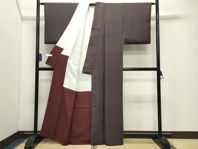 平和屋着物●江戸小紋 角通し 正絹 逸品 CABI0971gh