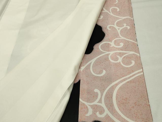 平和屋着物●豪華黒留袖 駒刺繍 鳳凰唐草文 暈し染め 金彩 正絹 逸品 CABI0975gh