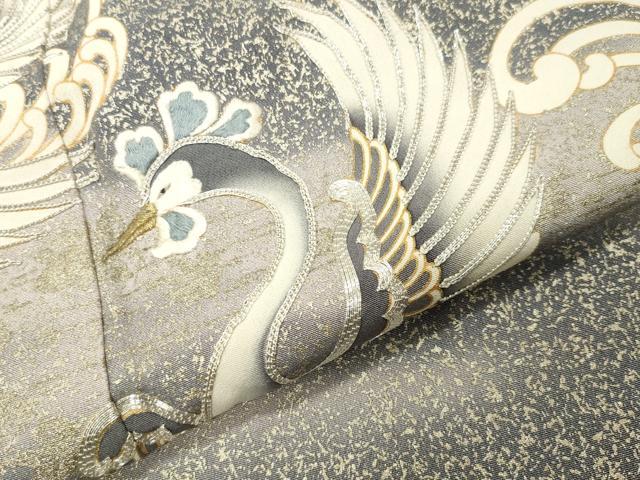 平和屋着物●豪華色留袖 作家物 駒刺繍 鳳凰花文 暈し染め 金彩 正絹 逸品 CABI0977gh