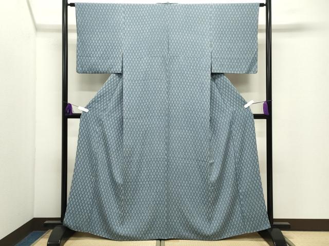 平和屋着物●銀座世きね 小紋 幾何学文様 正絹 逸品 CABI0990gh
