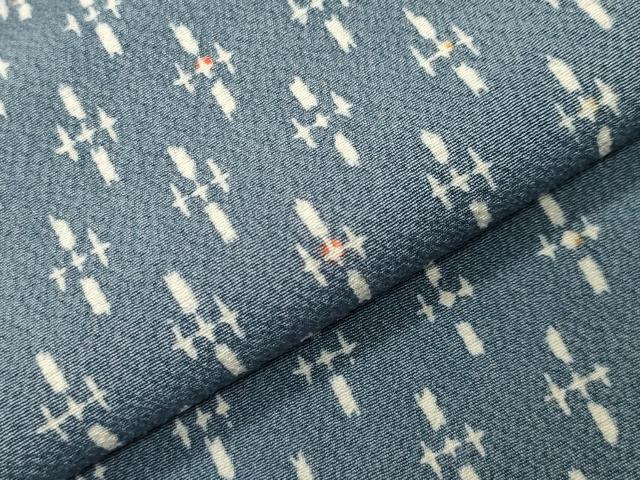 平和屋着物●銀座世きね 小紋 幾何学文様 正絹 逸品 CABI0990gh