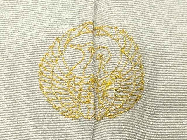 平和屋着物●訪問着 駒刺繍 扇面花文 金彩 正絹 逸品 CABI1063gh
