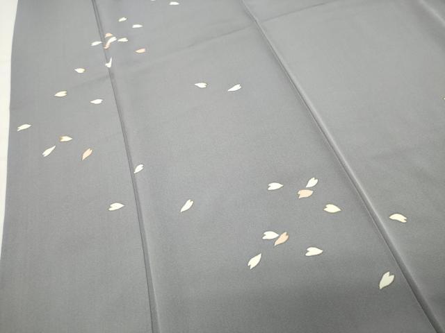 平和屋着物●訪問着 竹屋町刺繍 舞桜文 金彩 正絹 逸品 CABI1064gh