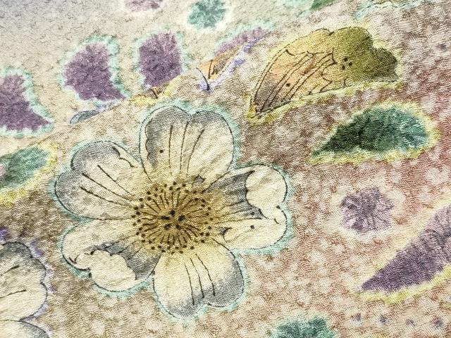 平和屋着物●訪問着 辻が花 暈し染め 正絹 逸品 CABI1065gh