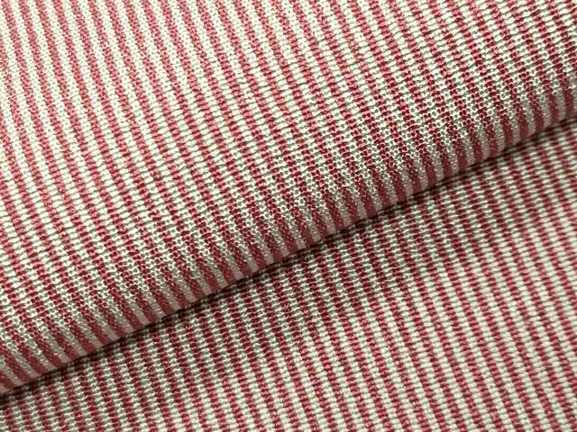 平和屋着物●江戸小紋 万筋 練色×蘇芳香色 正絹 逸品 CABI1076gh