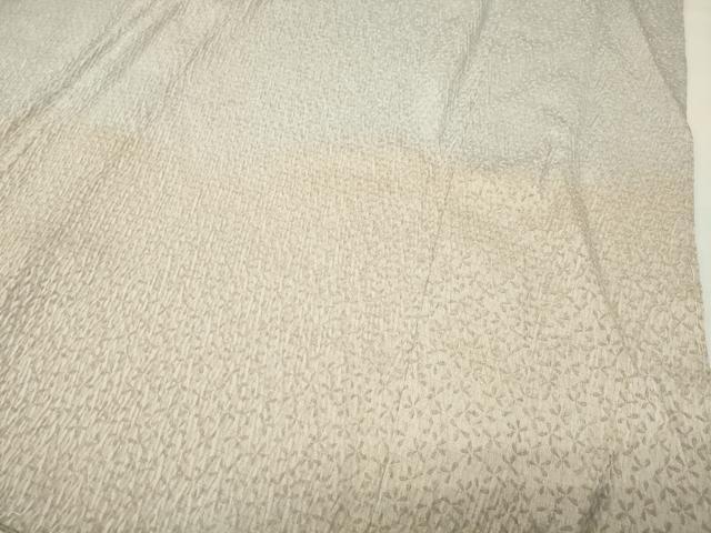 平和屋着物●訪問着 友禅 絞り 枝花文 暈し染め ますいわ屋扱い 正絹 逸品 未使用 CABI1105gh