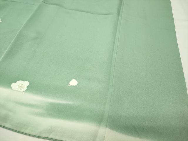 平和屋着物●訪問着 牡丹花文 暈し染め 金彩 正絹 逸品 CABI1138gh