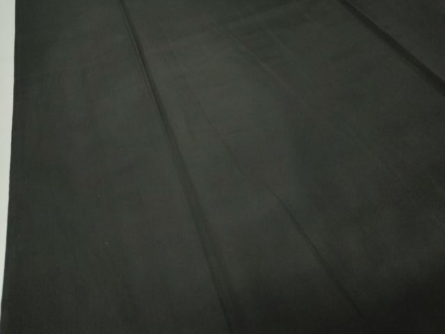 平和屋着物●男性 黒紋付 正絹 逸品 CABI1156gh
