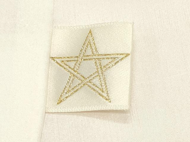 平和屋着物●訪問着 刺繍 立波地紙扇面花文 暈し染め 金銀彩 正絹 逸品 未使用 CABI1167gh