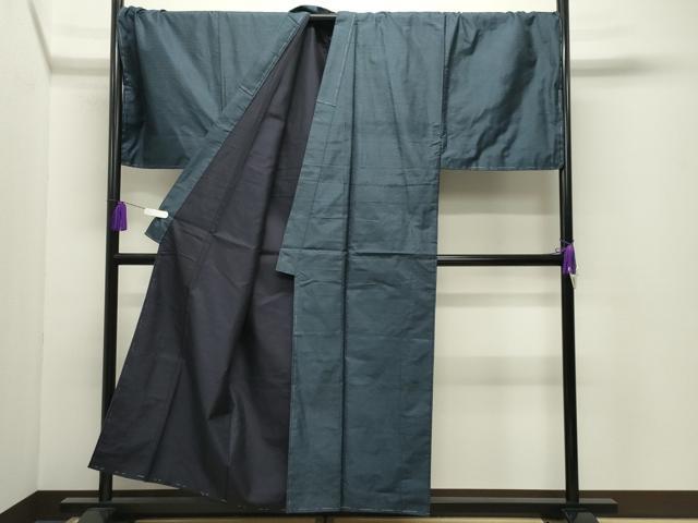平和屋着物●男性 本場大島紬 100亀甲 総詰め キングサイズ 正絹 逸品 未使用 CABI1170gh