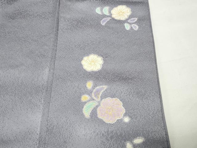 平和屋着物●訪問着 辻が花 絞り 暈し染め 金彩 銀通し地 正絹 逸品 CABI1182gh