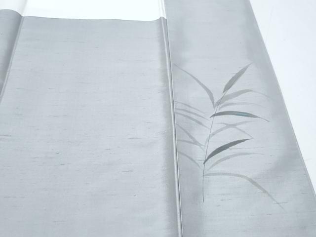 平和屋着物●訪問着 作家物 紬地 手描き 花鳥文 金彩 正絹 逸品 CABI1245th