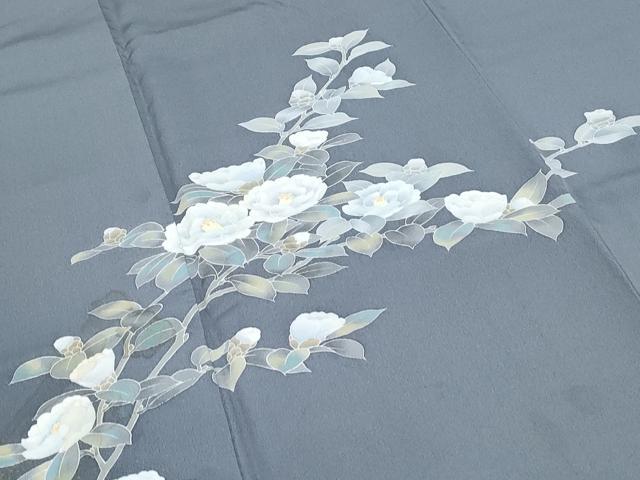 平和屋着物●訪問着 友禅 枝花文 暈し染め 正絹 逸品 CABI1251th