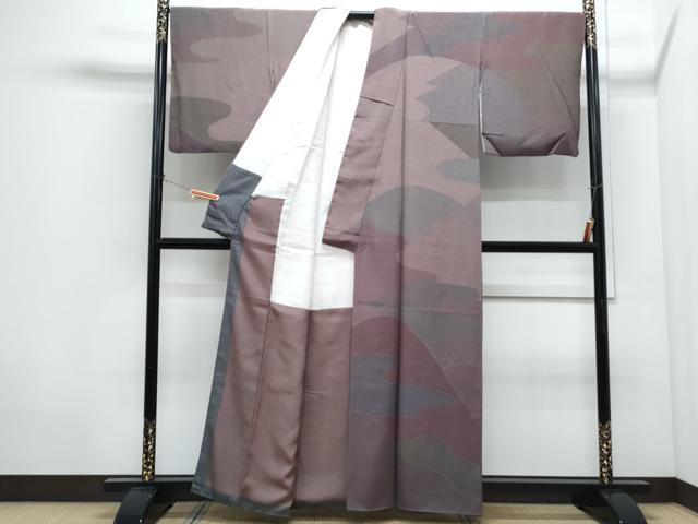 平和屋着物●重要無形文化財 人間国宝 中村勇二郎 訪問着 江戸小紋 抽象紋様 正絹 逸品 CABI1253th