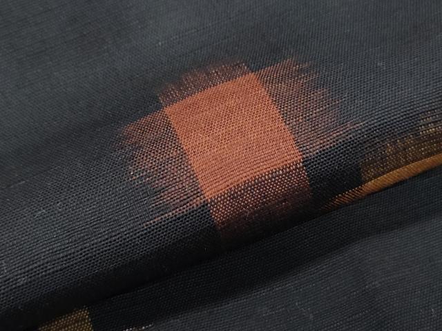 平和屋着物●久米島紬 正絹 逸品 CABI1255th