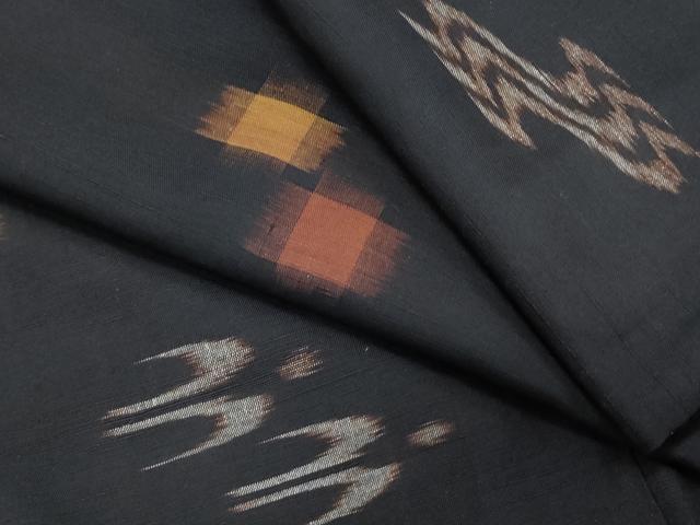 平和屋着物●久米島紬 正絹 逸品 CABI1255th