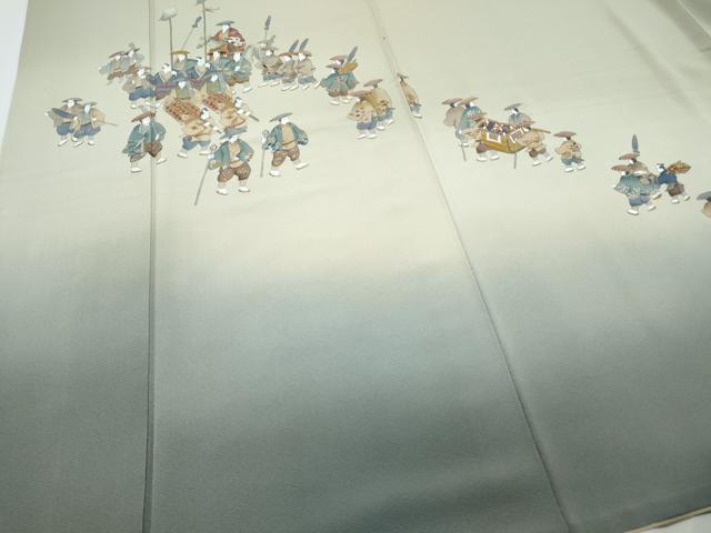 平和屋着物●豪華色留袖 作家物 大名行列 暈し染め 金彩 正絹 逸品 CABI1270th
