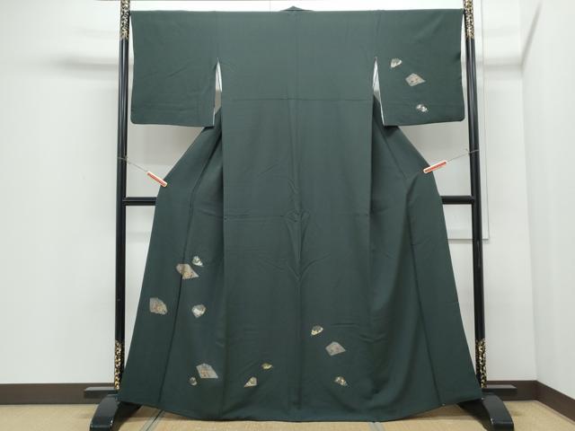 平和屋着物●訪問着 間道 金彩 正絹 逸品 CABI1279th