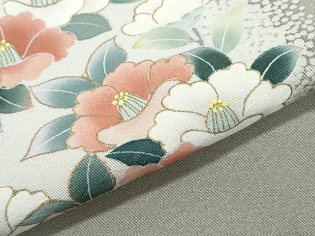 平和屋着物●訪問着 花丸文 金彩 正絹 逸品 CABI1292th