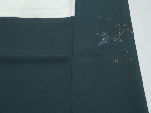 平和屋着物●訪問着 刺繍 道長枝花文 金彩 正絹 逸品 CABI1310th