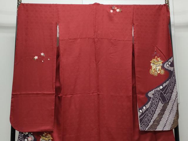 平和屋着物●豪華振袖 駒刺繍 絞り 鉾 金彩 正絹 逸品 CABI1314th