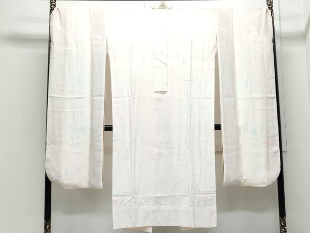 平和屋着物●長襦袢 無双仕立て 鼓花地紋 暈し染め 半衿刺繍 正絹 逸品 CABI1316th