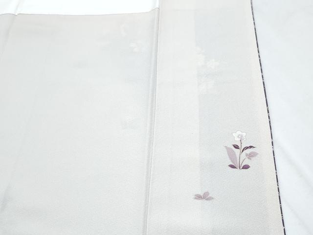 平和屋着物●訪問着 刺繍 鳳凰花文 暈し染め 金銀彩 正絹 逸品 CABI1322th