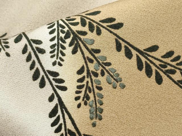 平和屋着物●訪問着 作家物 枝葉文 暈し染め 金彩 正絹 逸品 CABI1327th