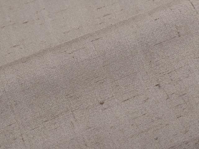 平和屋着物●上質な紬 色無地 草本木根染 樺茶色 暈し染め 証紙付き 正絹 逸品 CABI1358th