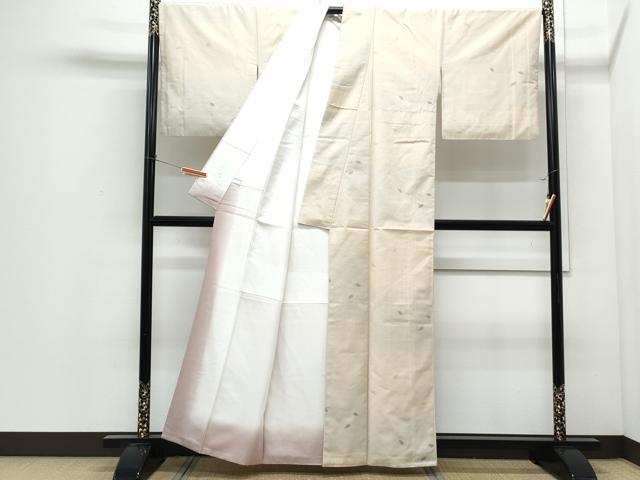 平和屋着物●桜染紬 舞花びら 染井吉野 証紙付き 正絹 逸品 CABI1359th