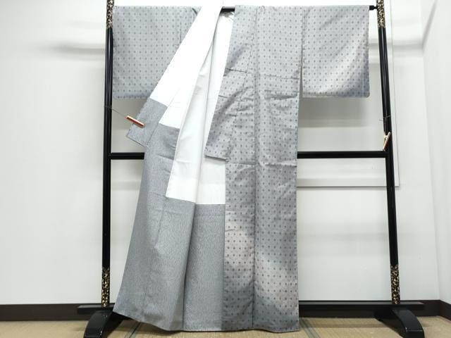 平和屋着物●本場染大島紬 訪問着 琉球絣紋様 森絹織物謹製 証紙付き 正絹 逸品 未使用 CABI1361th