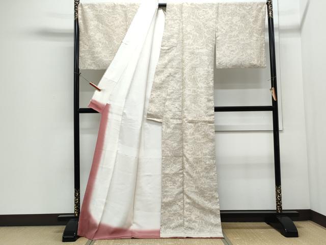 平和屋着物●上質な紬 風景文 正絹 逸品 CABI1378th