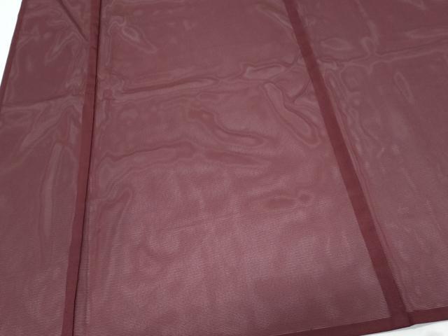 平和屋着物*夏物 色無地 絽 葡萄色 洗える着物 CABI1386th